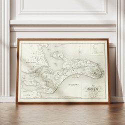 Mn, Falster og Lolland 1824 - Kort