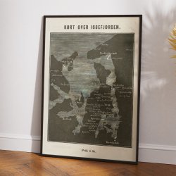 Kort over Issefjorden 1858