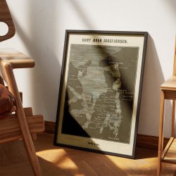 Kort over Issefjorden 1858