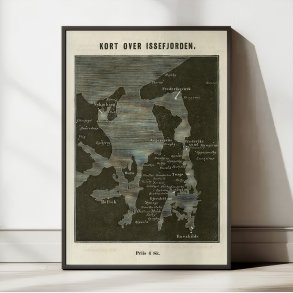 Kort over Issefjorden 1858