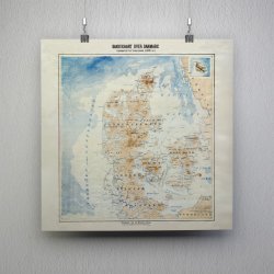 Bakkekort over Danmark 1872 - L. Both