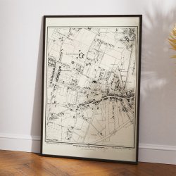 Vesterbro 1858 - Bykort