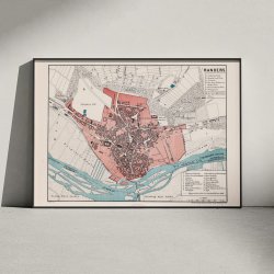 Randers 1875 - Bykort i farver