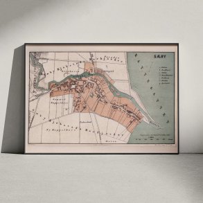 Sby 1875 - Historisk bykort