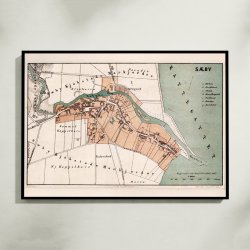 Sby 1875 - Historisk bykort
