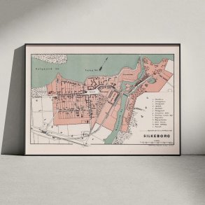 Silkeborg 1879 - Historisk bykort