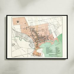 Horsens by 1879