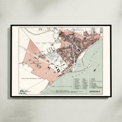 Aarhus 1879 - rhus Bykort