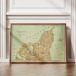 Midt- &amp; Nordjylland 1882 - Oversigtskort