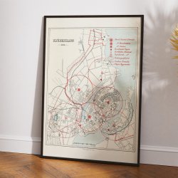 Kbenhavn 1886 - Brandvsenets plan