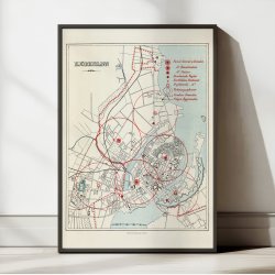 Kbenhavn 1886 - Brandvsenets plan