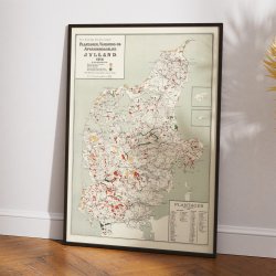 Jylland 1913 - Plantager og afvandingsanlg