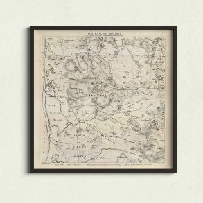 Vestjylland 1868 - Dalgas' hjdekurvekort