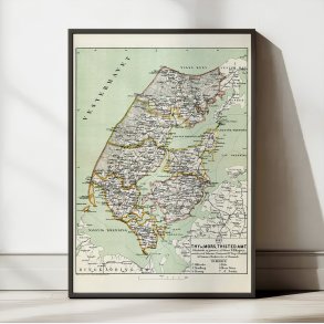 Thy og Mors 1873 - Kort over Thisted Amt