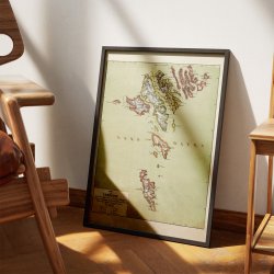 Frerne 1879 - Oversigtskort af Klingsey &amp; Trap