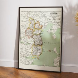 Aarhus Amt 1873 - Kort