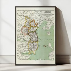 Aarhus Amt 1873 - Kort