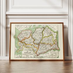 Aalborg Amt 1873 - Kort