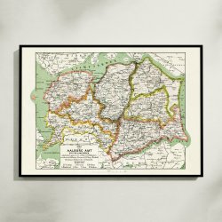 Aalborg Amt 1873 - Kort