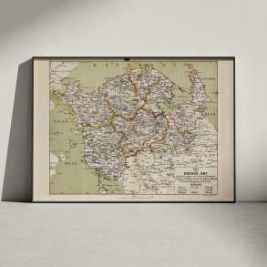 Odense Amt 1873 - Kort over Fyn