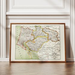 Ribe Amt Nord 1873 - Kort