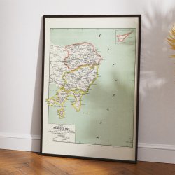 Randers Amt st 1873 - Kort