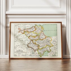 Randers Amt Vest 1873 - Kort