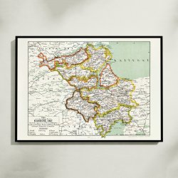 Randers Amt Vest 1873 - Kort