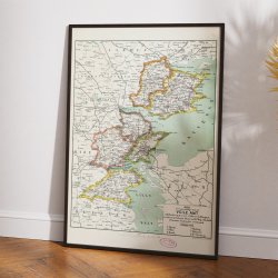 Vejle Amt st 1873 - Kort