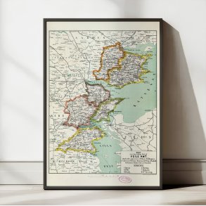 Vejle Amt st 1873 - Kort