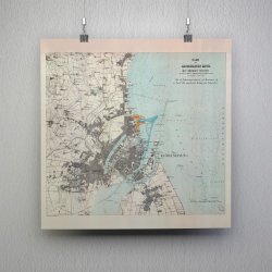 Kbenhavns Havn 1884 - Kort