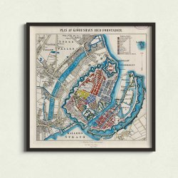 Kbenhavn med forstder 1846 - Kort