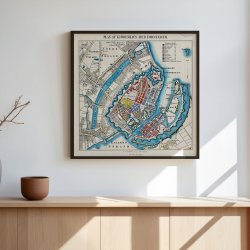 Kbenhavn med forstder 1846 - Kort