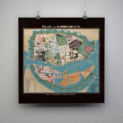 Kbenhavn 1842 - Historisk kort