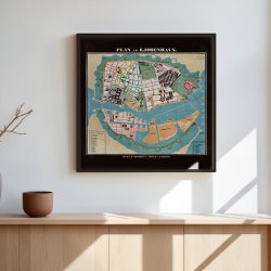 Kbenhavn 1842 - Historisk kort