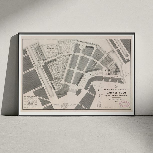 Gammel Holm 1853 - Kbenhavn