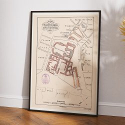 Kbenhavn Strandkvarter 1841 - Bykort