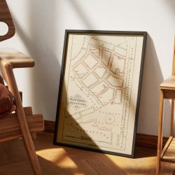 Kbenhavn Kbmagerkvarter 1841 - Bykort