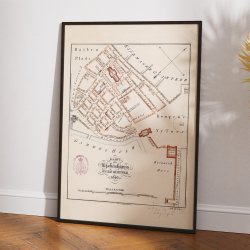 Kbenhavn sterkvarter 1840 - Bykort