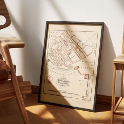 Kbenhavn sterkvarter 1840 - Bykort