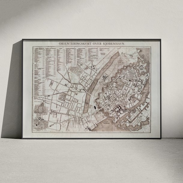 Kbenhavn Orienteringskort 1872