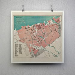 Aalborg Bykort 1876 - Kort