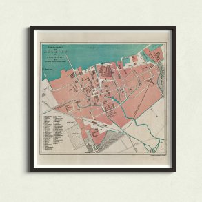 Aalborg Bykort 1876 - Kort