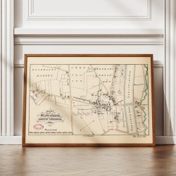 Nrrebro 1841 - Historisk Bykort