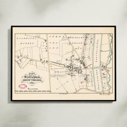 Nrrebro 1841 - Historisk Bykort