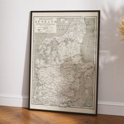 Specielkort over Jylland 1864 - Kort