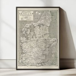 Specielkort over Jylland 1864 - Kort