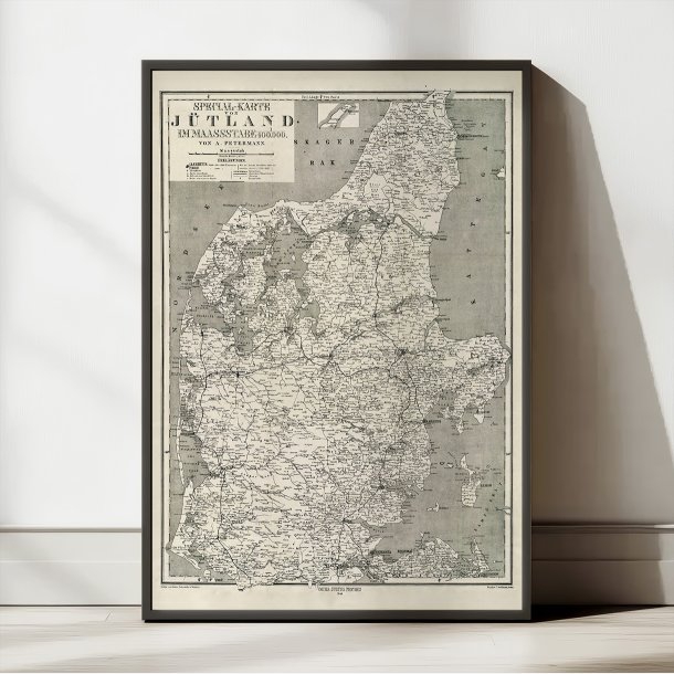 Specielkort over Jylland 1864 - Kort