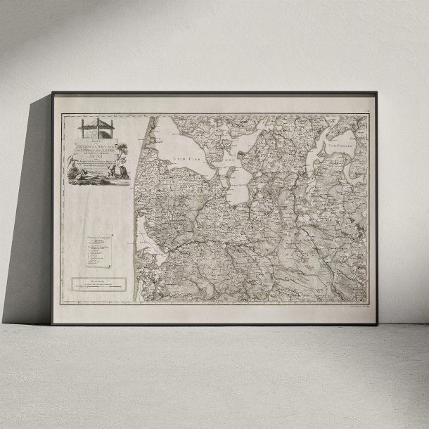 Skivehus, Bvling og Lundens ca. 1800 - Historisk Kort