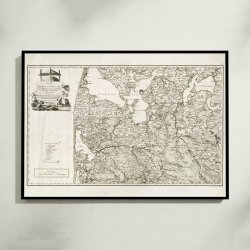 Skivehus, Bvling og Lundens ca. 1800 - Historisk Kort